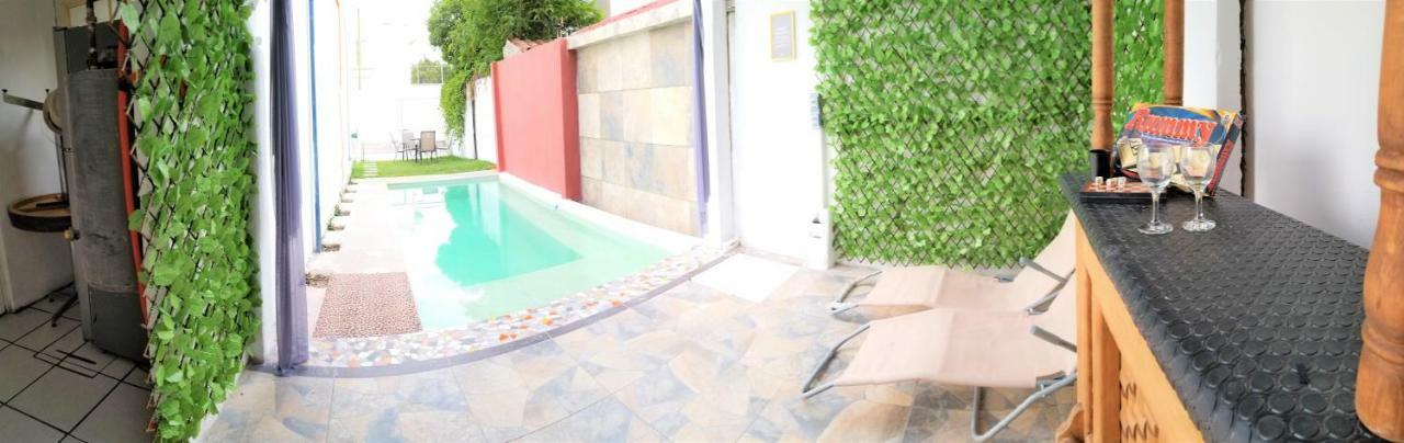 Casa con alberca climatizada privada para 8 personas Emiliano Zapata  Bagian luar foto