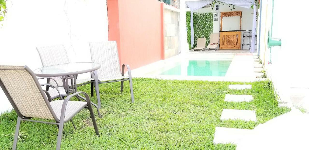 Casa con alberca climatizada privada para 8 personas Emiliano Zapata  Bagian luar foto